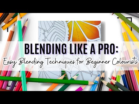 Blending Like A Pro: Easy Blending Technique for Beginner Colourists #adultcoloringtips