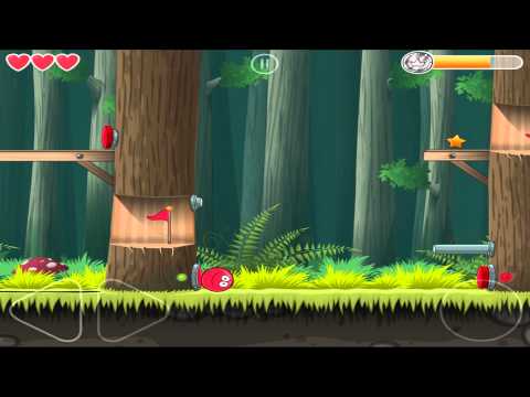 Red Ball 4 : Deep Forest - Level 24 - Walkthrough {Gameplay / HD}