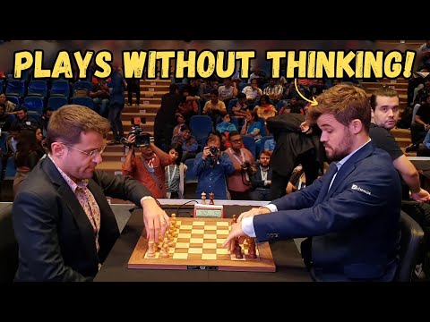 When Magnus Carlsen Plays Without Thinking Against Levon Aronian