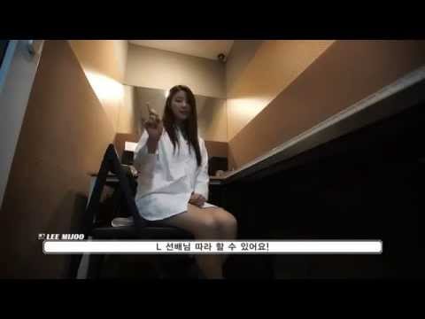 Lovelyz's Mijoo impersonating Myungsoo XD