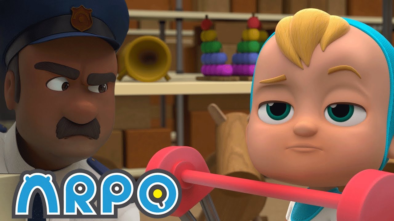 Daniel vs Segurança 👮😐 |  ARPO o Robô em Português | Desenho Animados para Bebês