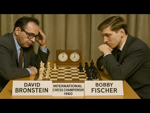 DAVID BRONSTEIN VS BOBBY FISCHER. Mar del Plata, Argentina 1960