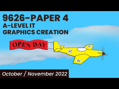 9626 Paper 4 - A Level IT October/November 2022 - Graphics Creation in #adobeillustrator