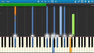 Asia - Heat Of The Moment Piano Tutorial - Synthesia - How to play