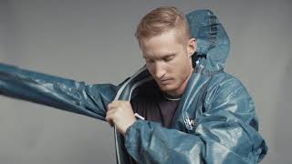 How to don ppe - chemical protection clothing type 3B (English)