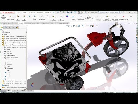 CALCOMANIA en DISEÑO en Solidworks 2018