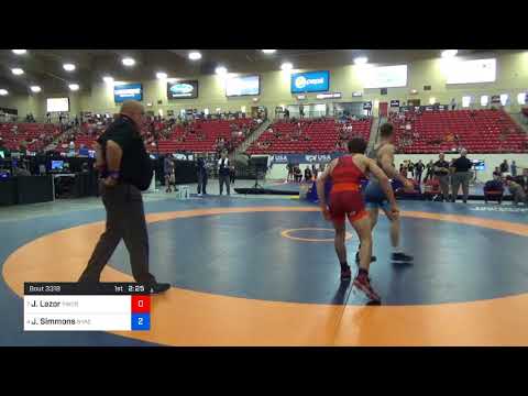 2018 Marine Corps US Open/Senior Men's Freestyle 65 Con 8 #2 - Joey Lazor (PWCRTC) Vs. John Simmon
