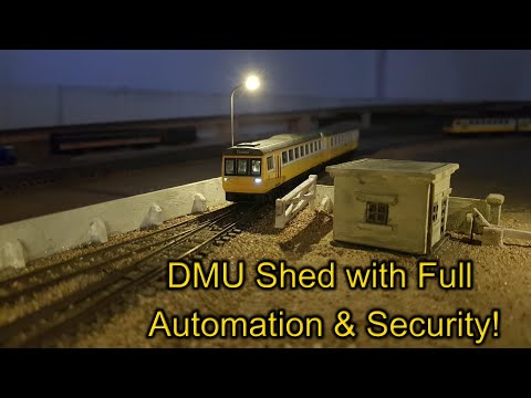 Building the High-Tech DMU Shed with Full Automation & Security | Ħal-Zuzzu Model Railway (Ep85)