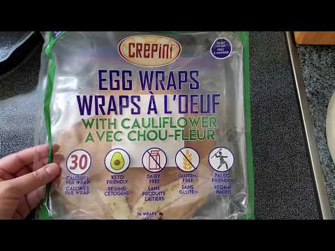 Crepini Egg Wraps With Cauliflower Product Review