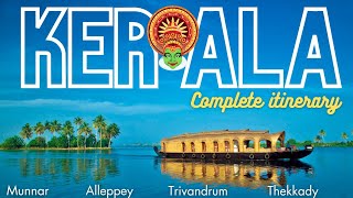 Kerala Day to Day Itinerary 😱🔥| Kerala Complete Tour Plan | Kerala Trip Plan | Kerala Itinerary