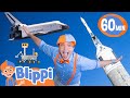 Blippi Learns About Space Vehicles Blippi Educational Videos For Kids