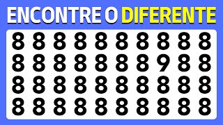 Encontre o Diferente LETRA e NÚMERO | Find the odd Letter & Number | Mestre Quiz