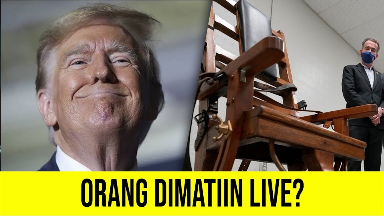 Trump Ingin Livestream Eksekusi Orang