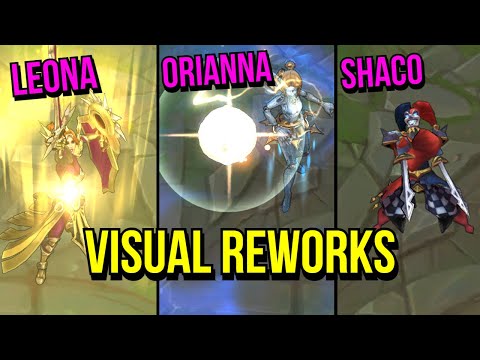 Orianna, Leona, Shaco Visual Reworks | League of Legends