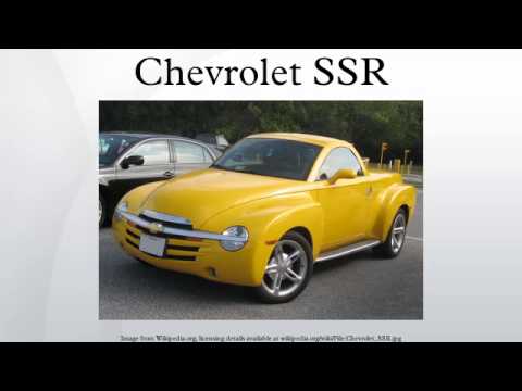 Thumbnail for Chevrolet SSR by Chevrolet, Pickup truck, Pick-up truck, video, Tracta, Vehicle, Truck, vide, video i, Chevrolet SSR, General Motors