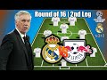 REAL MADRID VS RB LEIPZIG | REAL MADRID POTENTIAL STARTING LINEUP CHAMPIONS LEAGUE 2023/24 - 1/8