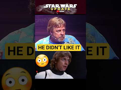 Mark Hamill did not like LUKE SKYWALKER. #starwars #shorts