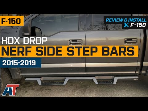 2015-2019 F150 HDX Drop Nerf Side Step Bars Review & Install
