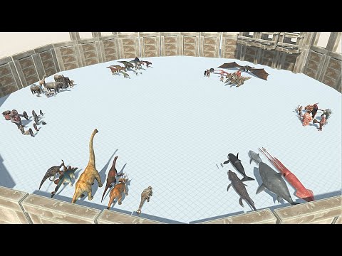 7 STRONGEST FACTIONS  BATTLE ROYALE - Animal Revolt Battle Simulator