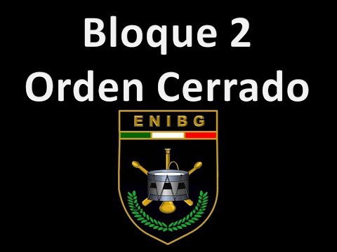 2do. Bloque Orden Cerrado