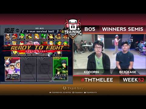 TMT 52 - KoDoRiN (Marth) VS BCB|Kage (Icies) - SSBM Winners Semis - Melee