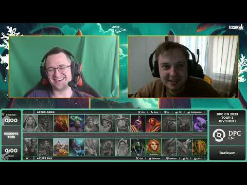 (RU) Aster.Aries vs Azure Ray | map 2 | DPC CN 2023 Tour 3: Division I | by @Lex & @Undershockk