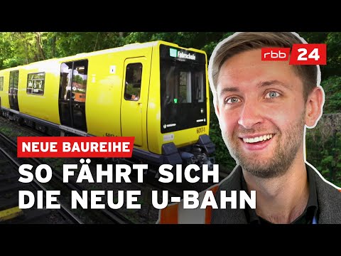 Fahrtraining bei der BVG: Fahrer testet neues U-Bahn-Modell