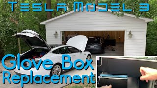 Tesla Model 3 - Glove Box Door Replacement by Tesla Tech