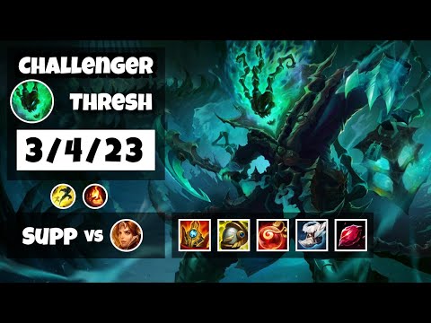 Thresh vs Leona TURKISH Challenger SUPPORT (3/4/23) - v11.13