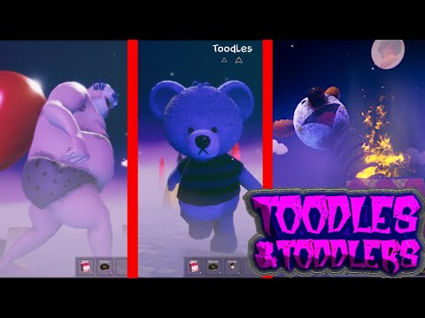 Nightmare Physics Game😱 Toodles & Toddlers 🎮 - Let's Play with Bob
