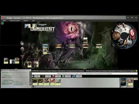 40k Conquest on OCTGN - Nazdreg vs Baharroth