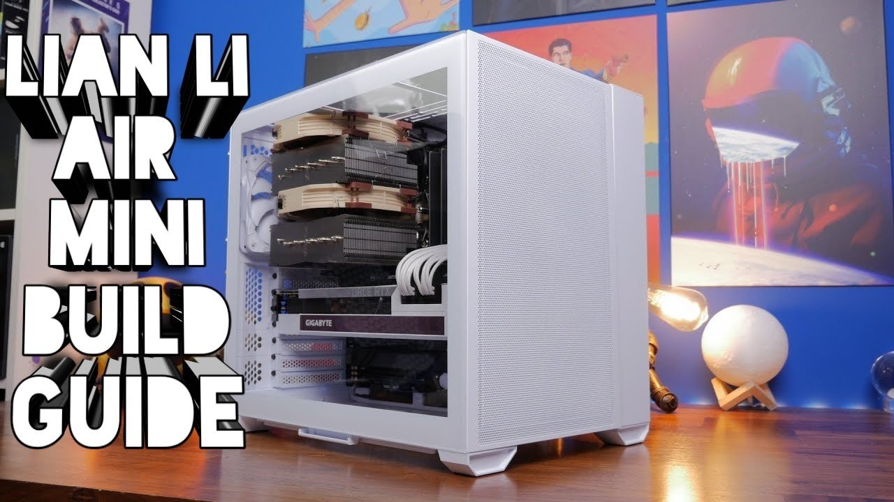 Lian Li O11 Air Mini with an air install - how to guide with features and review