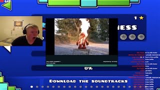 Bill Jensen screaming over an Elmo Live toy burning!!!!!