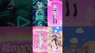 4人が踊ってみた【めにしゅき♡ラッシュっしゅ!】鷹嶺ルイ、猫又おかゆ、水宮枢、博衣こより