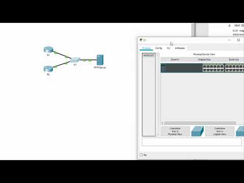 [CCNA 2]PT 10.3.3.5 Packet Tracer - Using a TFTP Server to Upgrade a Cisco IOS Image(ver.KOR)