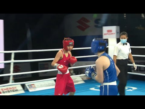 Kielce 2021 Session13B (W51kg) TURAPBAY Gulnar (KAZ) vs ALTANBYEK Khulan (MGL)