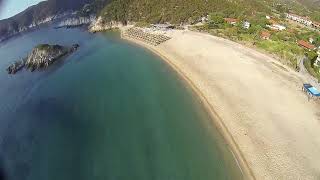 preview picture of video 'Woody Mk2 - Greece, Sithonia from the air (Neos Marmaras, Thalatta camp, Kalamitsi)'