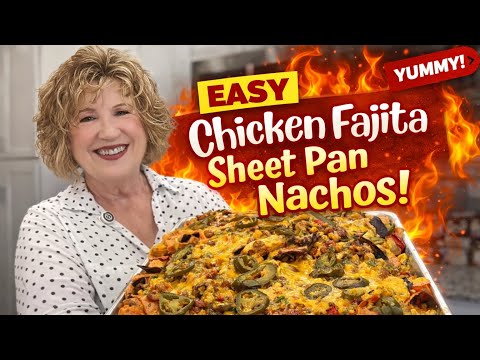 The BEST Chicken Fajita Nachos | Easy Dinner or Game Day!