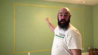 How to: Paint a Dry-Erase board on a painted wall