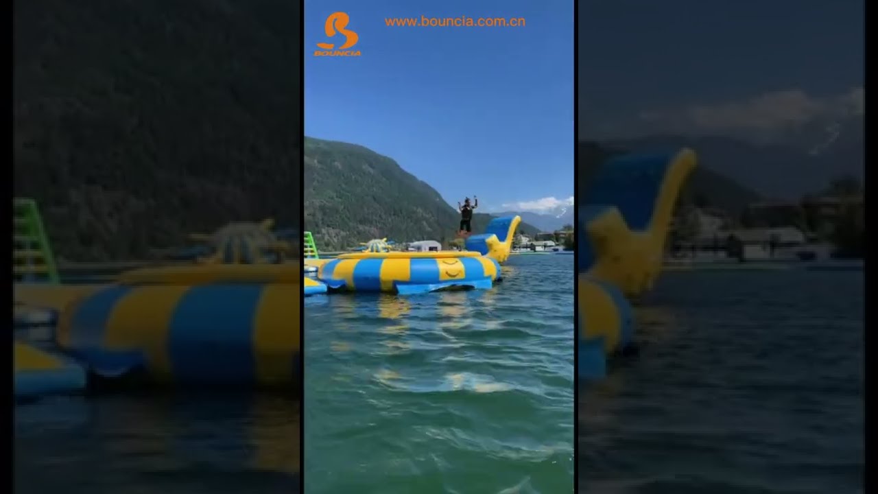 Bouncia Inflatable Water Park | Which Jumping Platform Do You Prefer? Inflatable Games Supplier