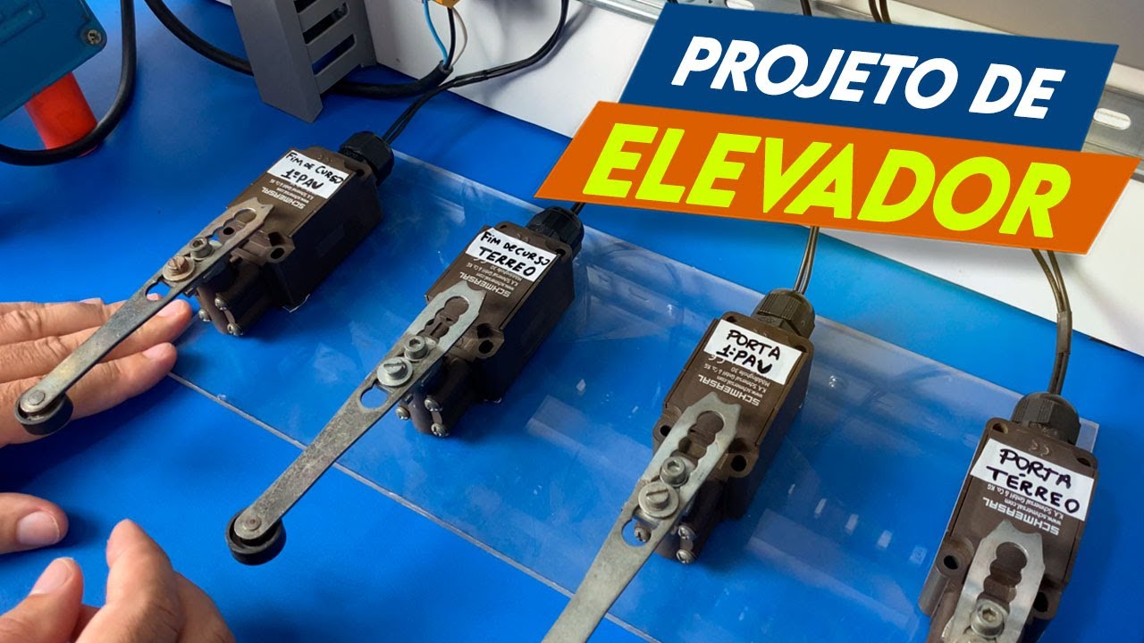 PROJETO de um ELEVADOR de CARGA com CLP, passo a passo