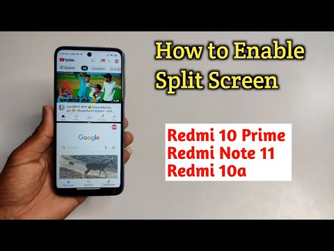 How To Enable Split Screen Redmi 10 Prime, Redmi 10, Redmi 10a | Redmi 10 Split Screen Option Active
