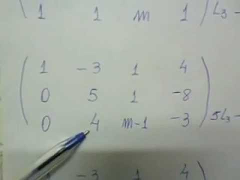 Escalonamento de um sistema linear