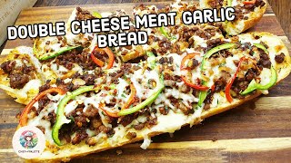 How To Make The Best Double Cheese Meat Garlic Bread In Air Fryer Or Oven