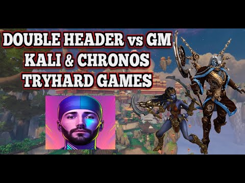 Double Header vs GM Kali/Chronos Try Hard Wednesday - Season 9 Masters Ranked 1v1 Duel - SMITE
