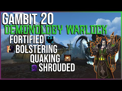 Demonology Warlock POV | Gambit 20 - Season 4 Shadowlands