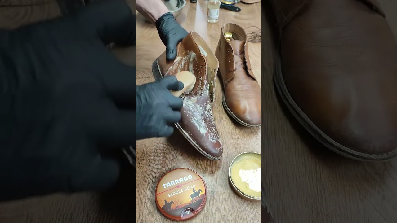 Acondicionamiento de zapatos con aceite de pata de buey Tarrago