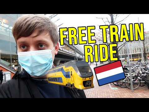 How to ride trains for FREE in The Netherlands!!! 🇳🇱🚄