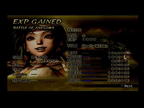 Samurai Warriors 2 Xtreme Legends ps2 gameplay