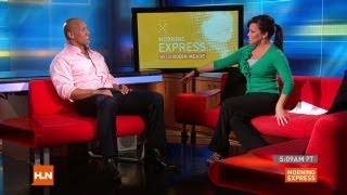'The Rock' shocks Robin Meade